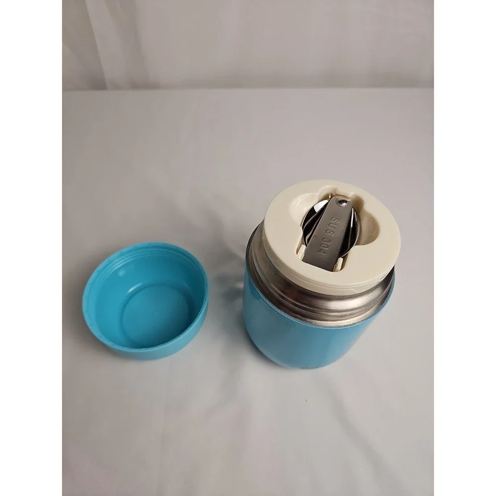DaCool Vacuum Insulated Stainless Steel Food Jar Blue Lunch Container